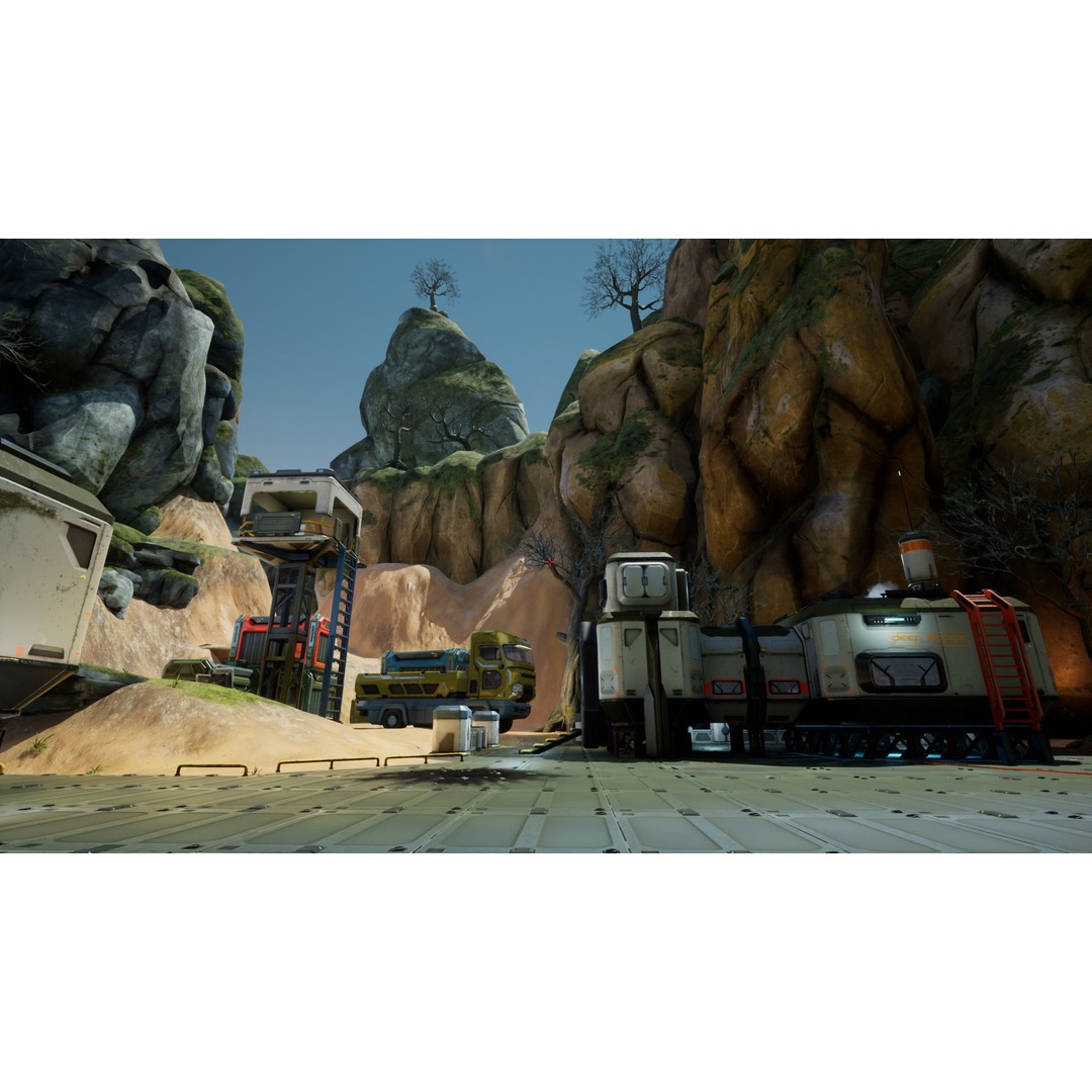 Modular Sci-Fi Military Base 3D Model – Low Poly Game Asset, FBX - View 21