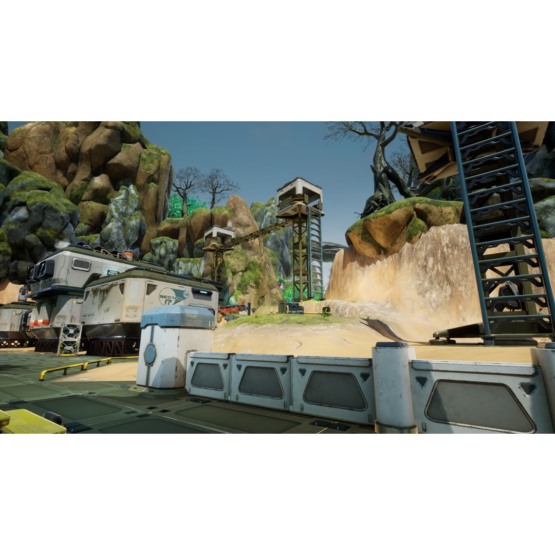 Modular Sci-Fi Military Base 3D Model – Low Poly Game Asset, FBX - View 22