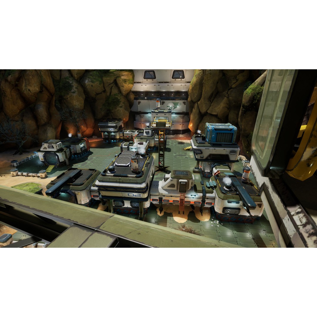 Modular Sci-Fi Military Base 3D Model – Low Poly Game Asset, FBX - View 27