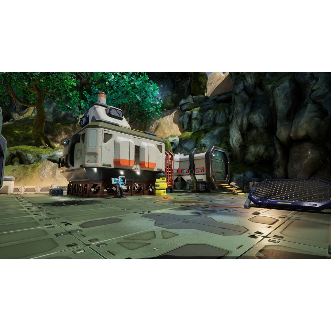 Modular Sci-Fi Military Base 3D Model – Low Poly Game Asset, FBX - View 54