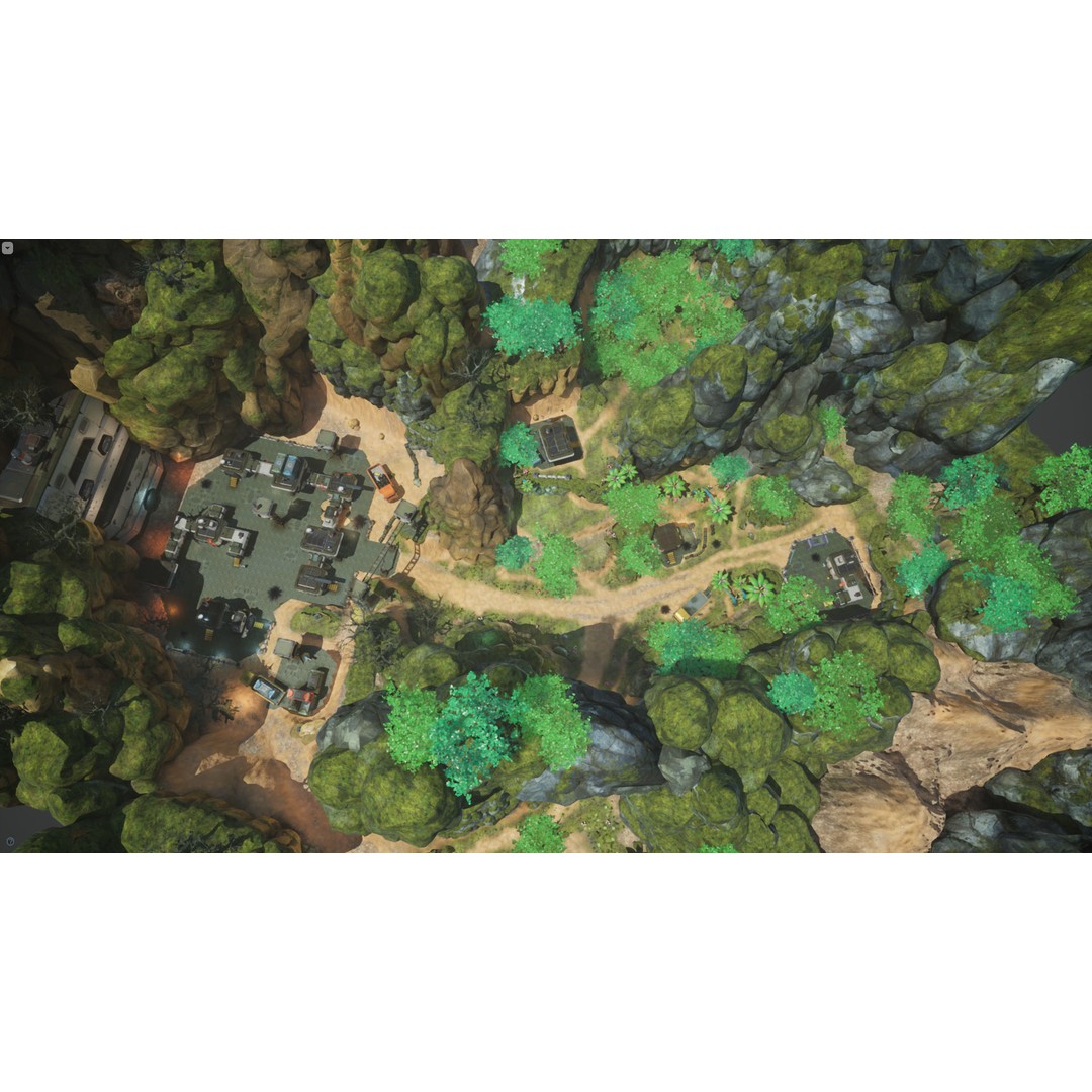 Modular Sci-Fi Military Base 3D Model – Low Poly Game Asset, FBX - View 74