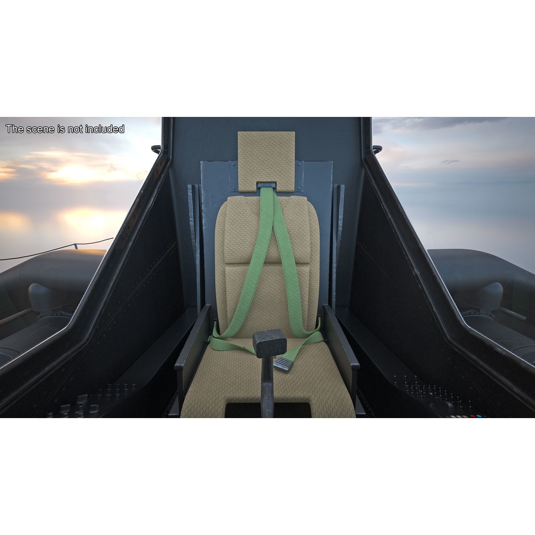Eurocopter Tiger EC665 3D Model – Rigged PBR Helicopter Asset for Animation - View 10