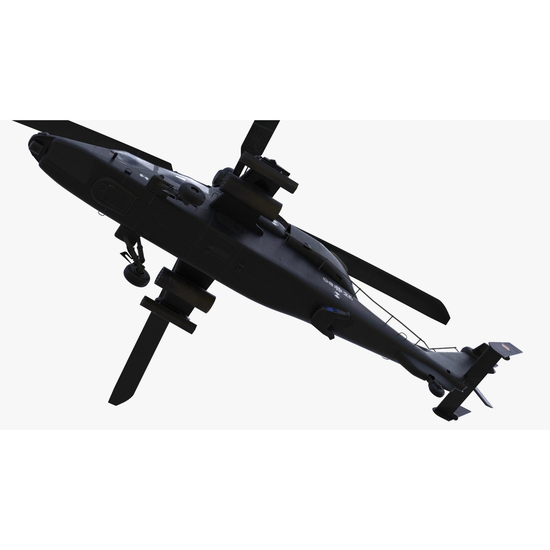 Eurocopter Tiger EC665 3D Model – Rigged PBR Helicopter Asset for Animation - View 18