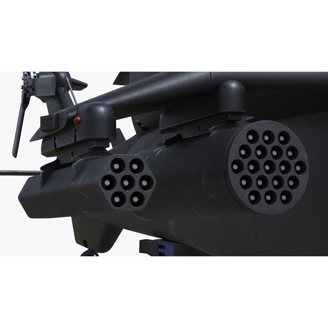 Eurocopter Tiger EC665 3D Model – Rigged PBR Helicopter Asset for Animation - View 25