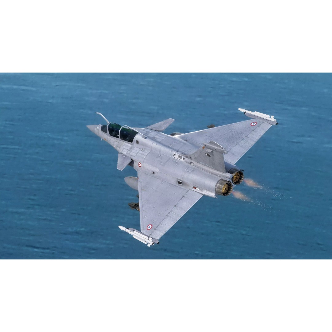 French Fighter Raf-B 3D Model – Fully Rigged Low-Poly Aircraft, FBX - View 7