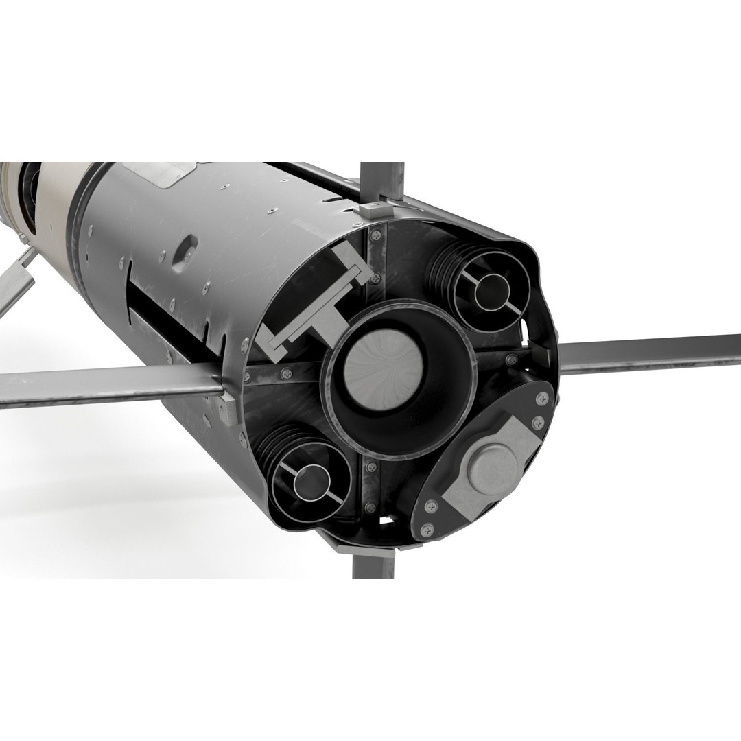 BGM 71F TOW Missile 3D Model – High Poly PBR Asset, FBX, OBJ - View 13