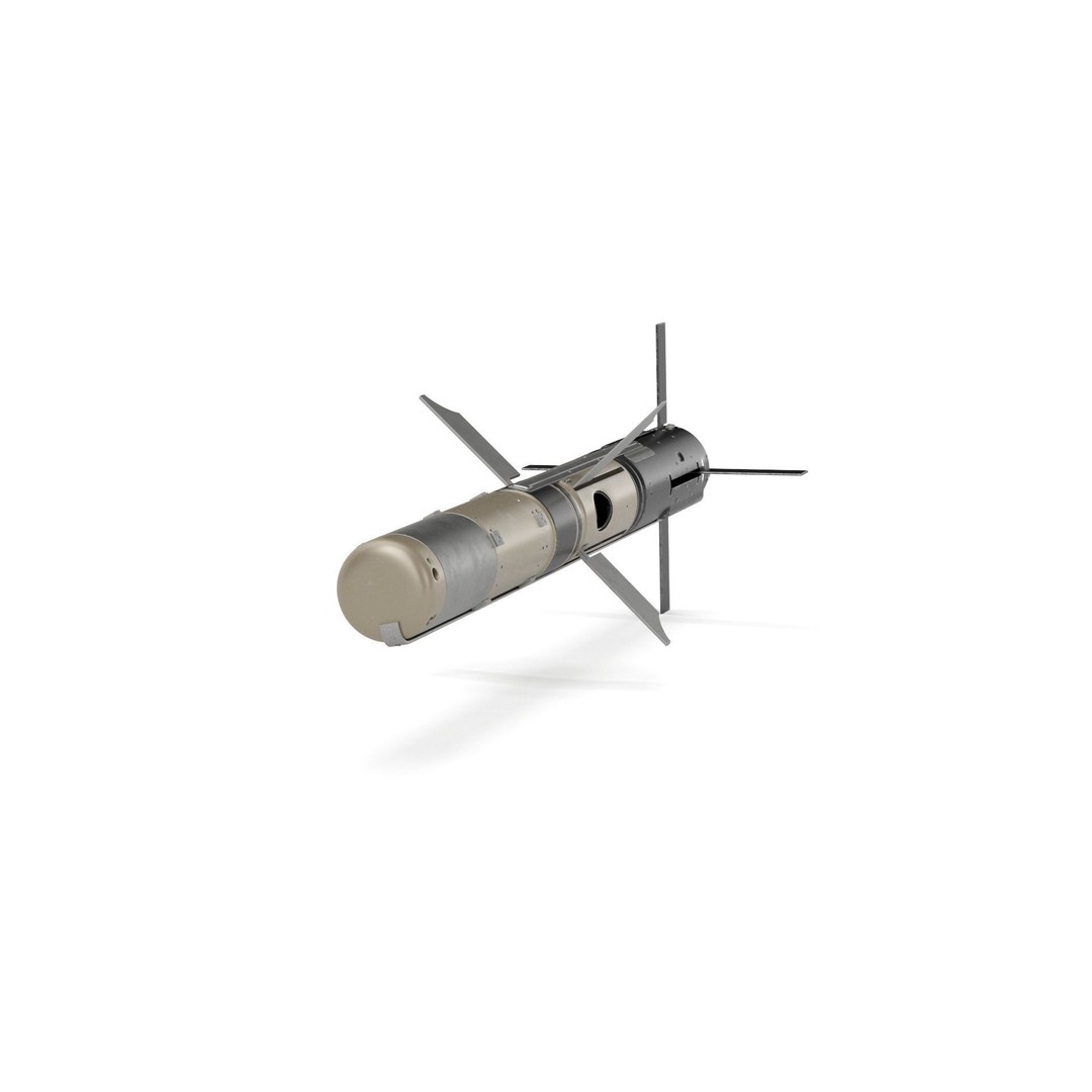 BGM 71F TOW Missile 3D Model – High Poly PBR Asset, FBX, OBJ - View 18
