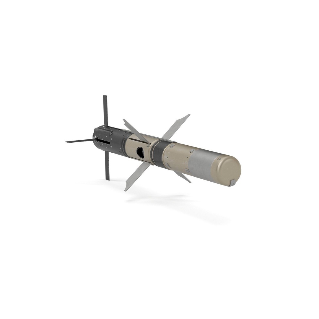 BGM 71F TOW Missile 3D Model – High Poly PBR Asset, FBX, OBJ - View 22