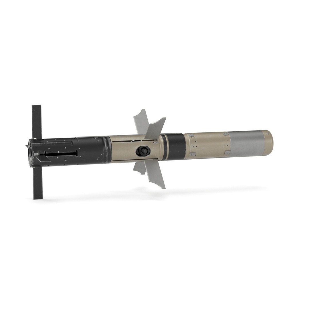 BGM 71F TOW Missile 3D Model – High Poly PBR Asset, FBX, OBJ - View 25