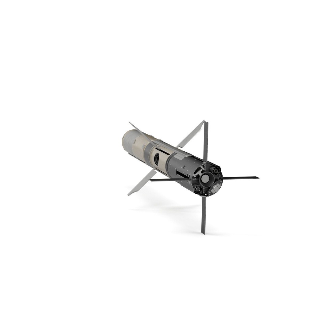 BGM 71F TOW Missile 3D Model – High Poly PBR Asset, FBX, OBJ - View 28