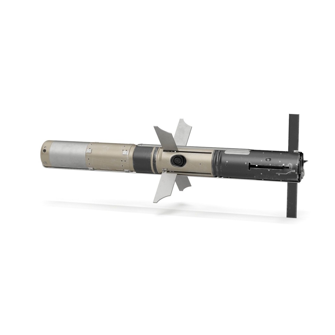 BGM 71F TOW Missile 3D Model – High Poly PBR Asset, FBX, OBJ - View 30