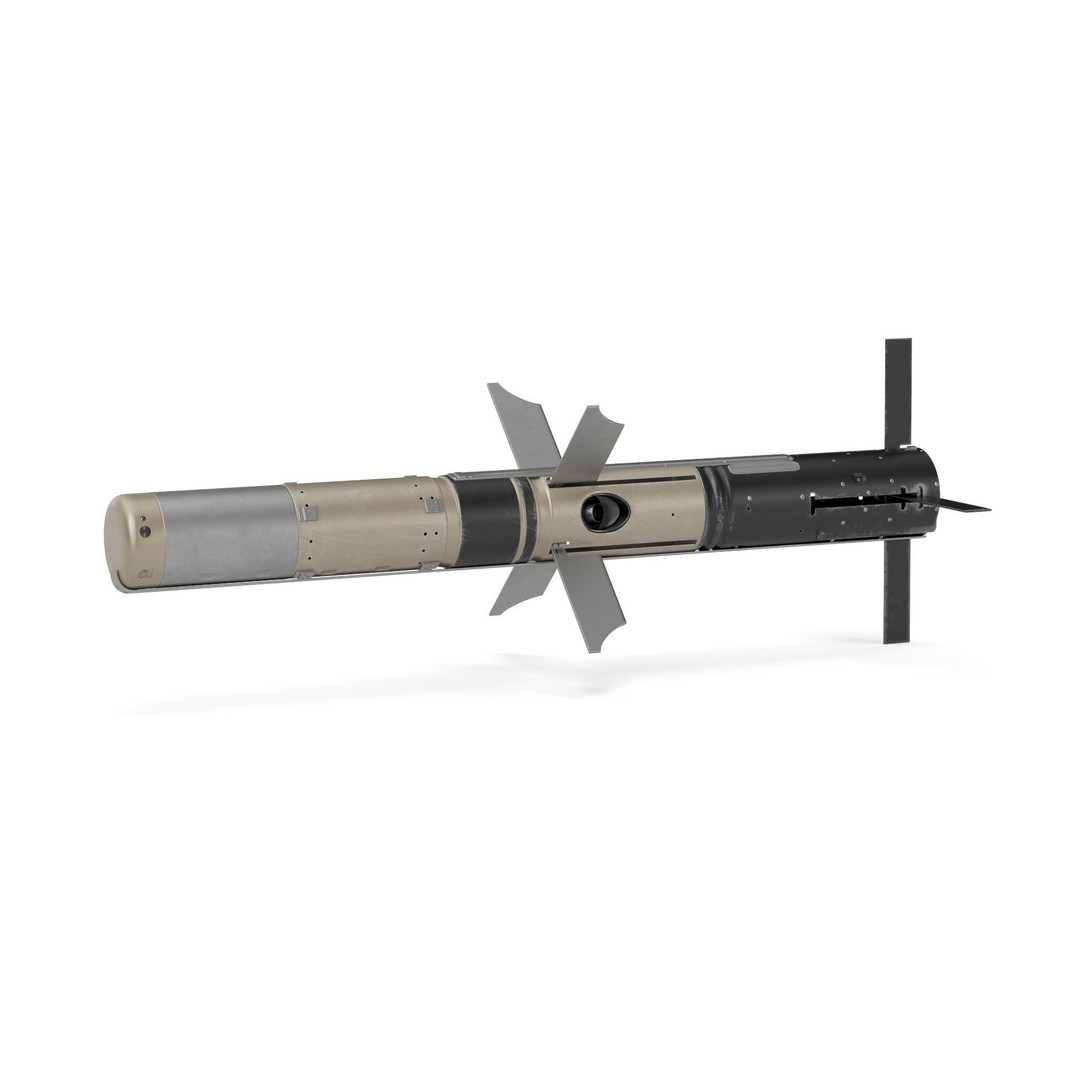 BGM 71F TOW Missile 3D Model – High Poly PBR Asset, FBX, OBJ - View 32