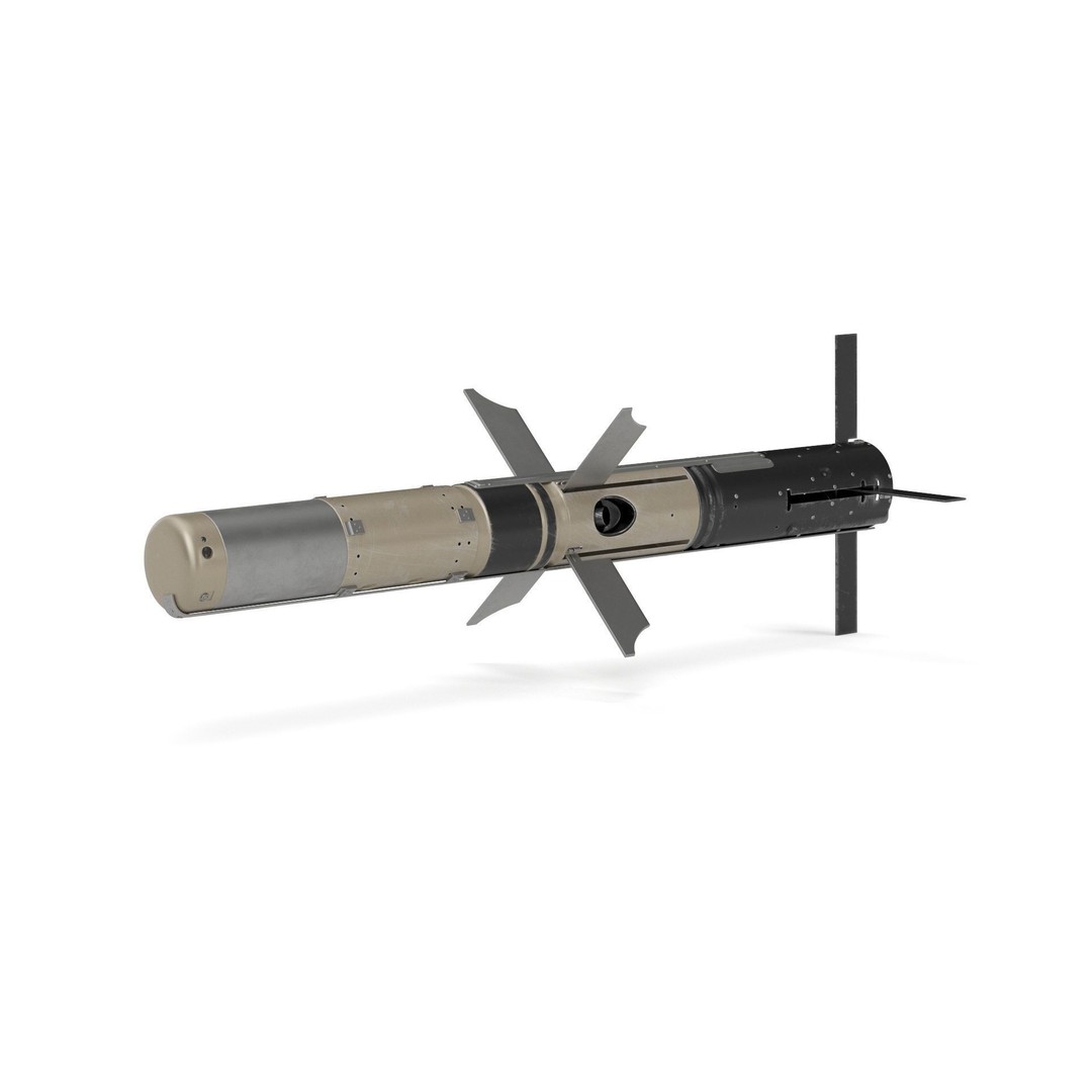 BGM 71F TOW Missile 3D Model – High Poly PBR Asset, FBX, OBJ - View 33