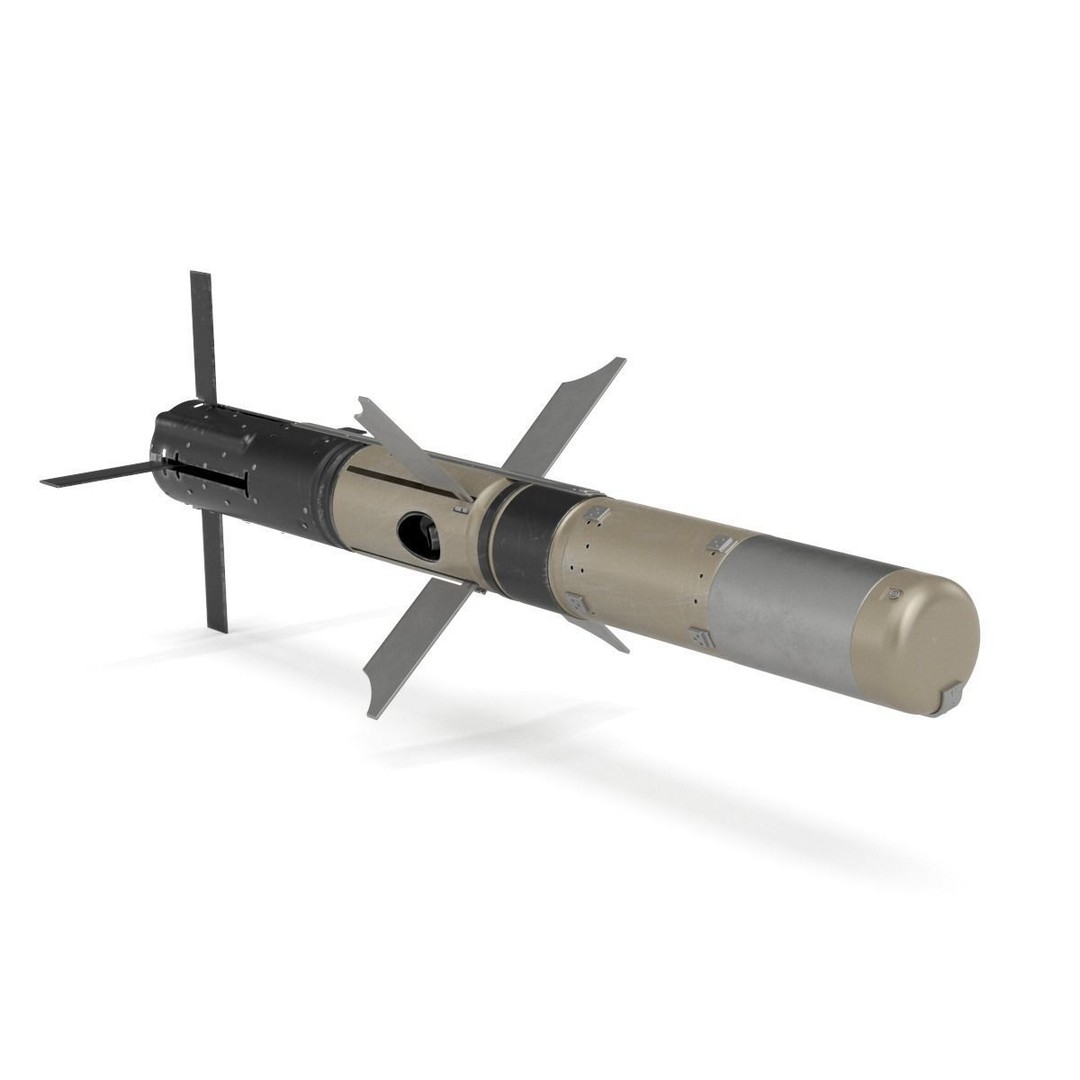 BGM 71F TOW Missile 3D Model – High Poly PBR Asset, FBX, OBJ - View 38