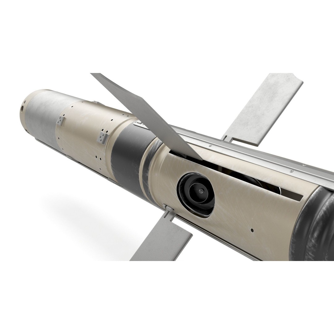BGM 71F TOW Missile 3D Model – High Poly PBR Asset, FBX, OBJ - View 4