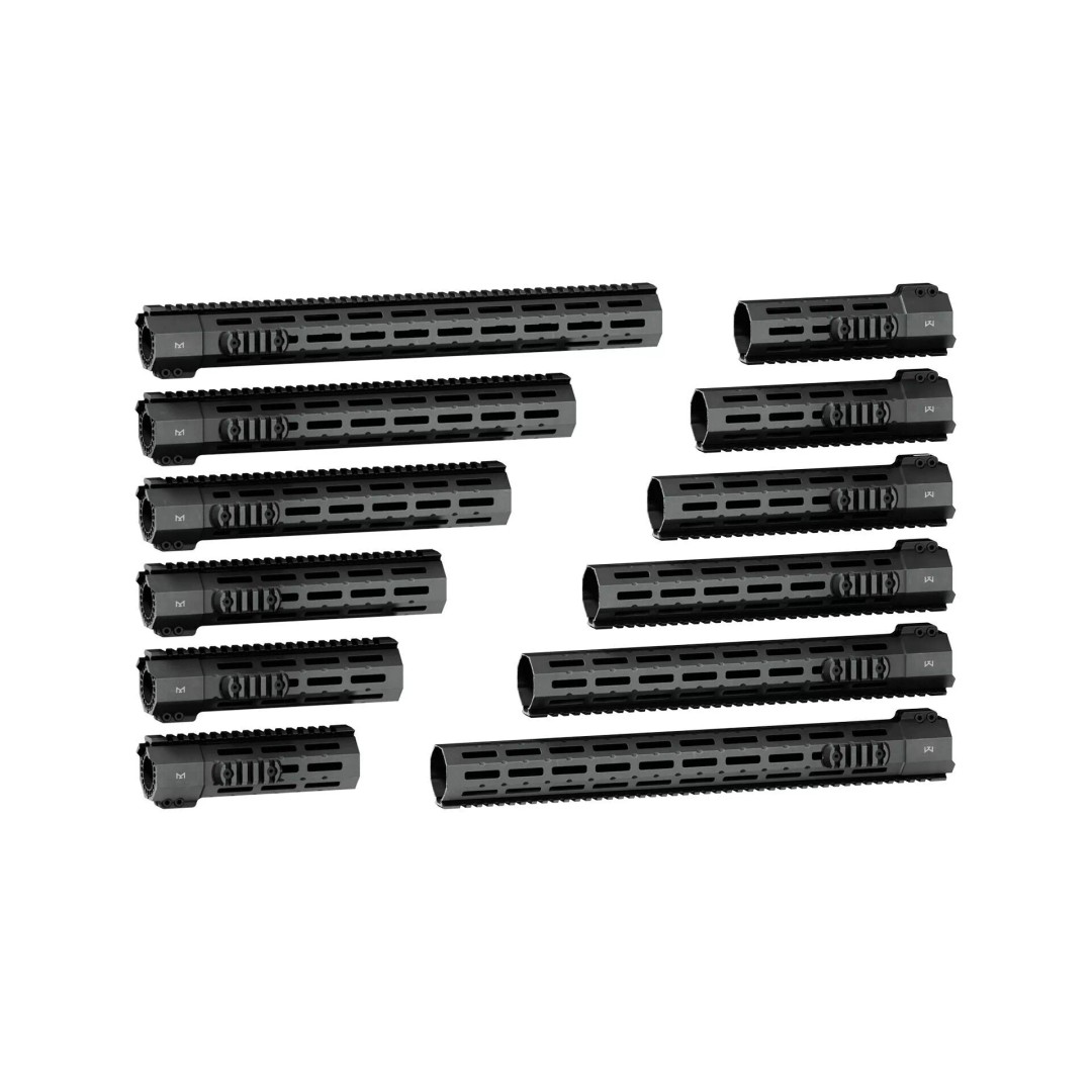 Suppressor Series One Piece Free Float M-LOK Handguard 3D Model – Low Poly Game Asset, FBX, OBJ, Blender - View 2