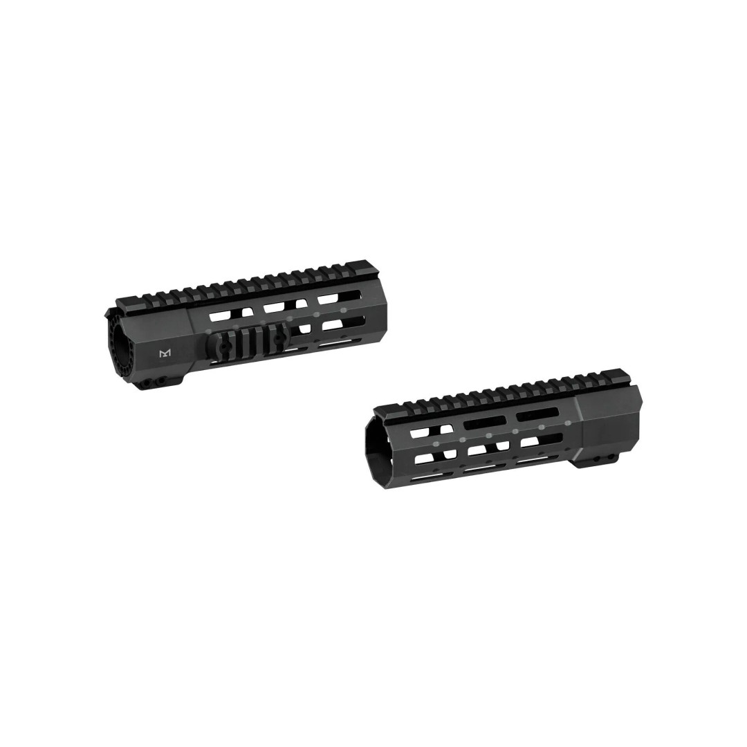 Suppressor Series One Piece Free Float M-LOK Handguard 3D Model – Low Poly Game Asset, FBX, OBJ, Blender - View 3