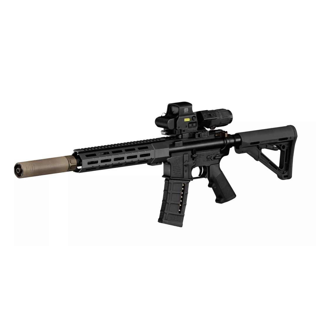 Suppressor Series One Piece Free Float M-LOK Handguard 3D Model – Low Poly Game Asset, FBX, OBJ, Blender - View 9