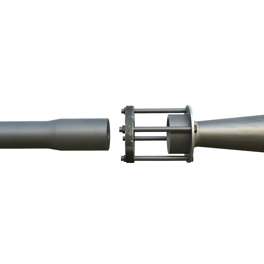 M2HB Browning 3D Model – High Poly Military Gun with PBR Textures - View 9