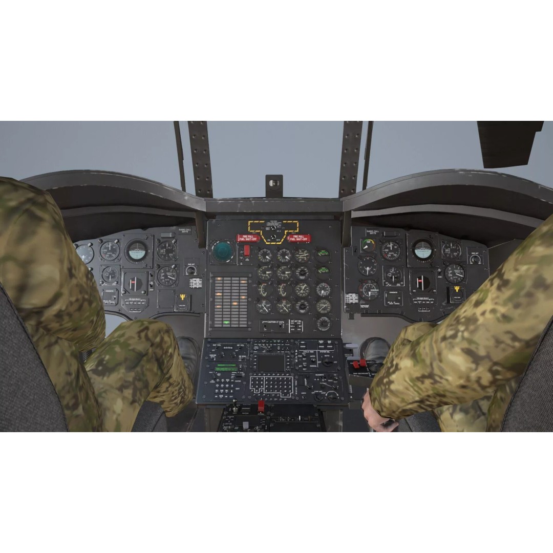 CH-47 Chinook Helicopter 3D Model – Low Poly Game Asset, FBX - View 21
