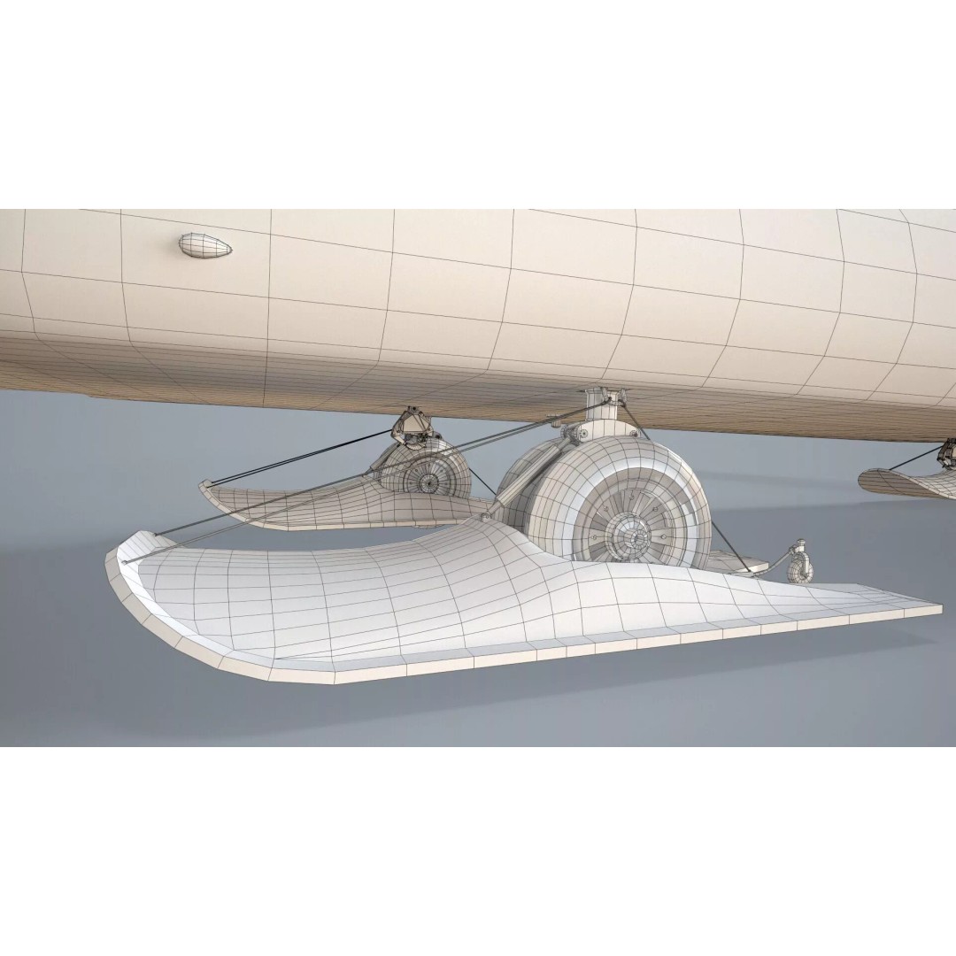 CH-47 Chinook Helicopter 3D Model – Low Poly Game Asset, FBX - View 38