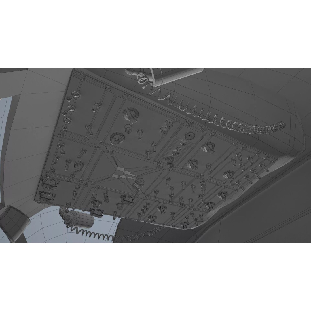 CH-47 Chinook Helicopter 3D Model – Low Poly Game Asset, FBX - View 49