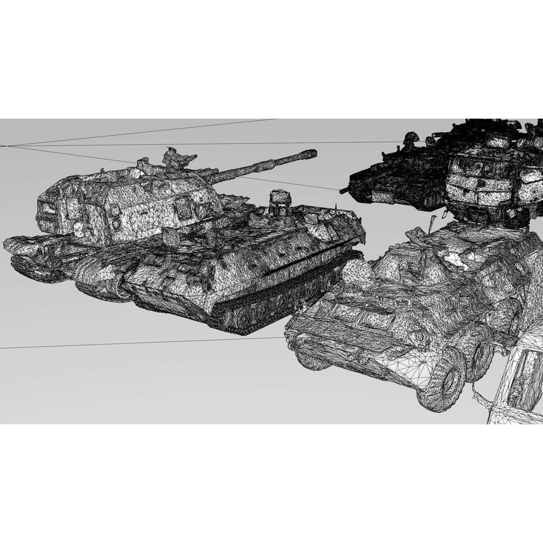 Destroyed Russian Armoured Vehicles 3D Model – Detailed Collection, PBR - View 19