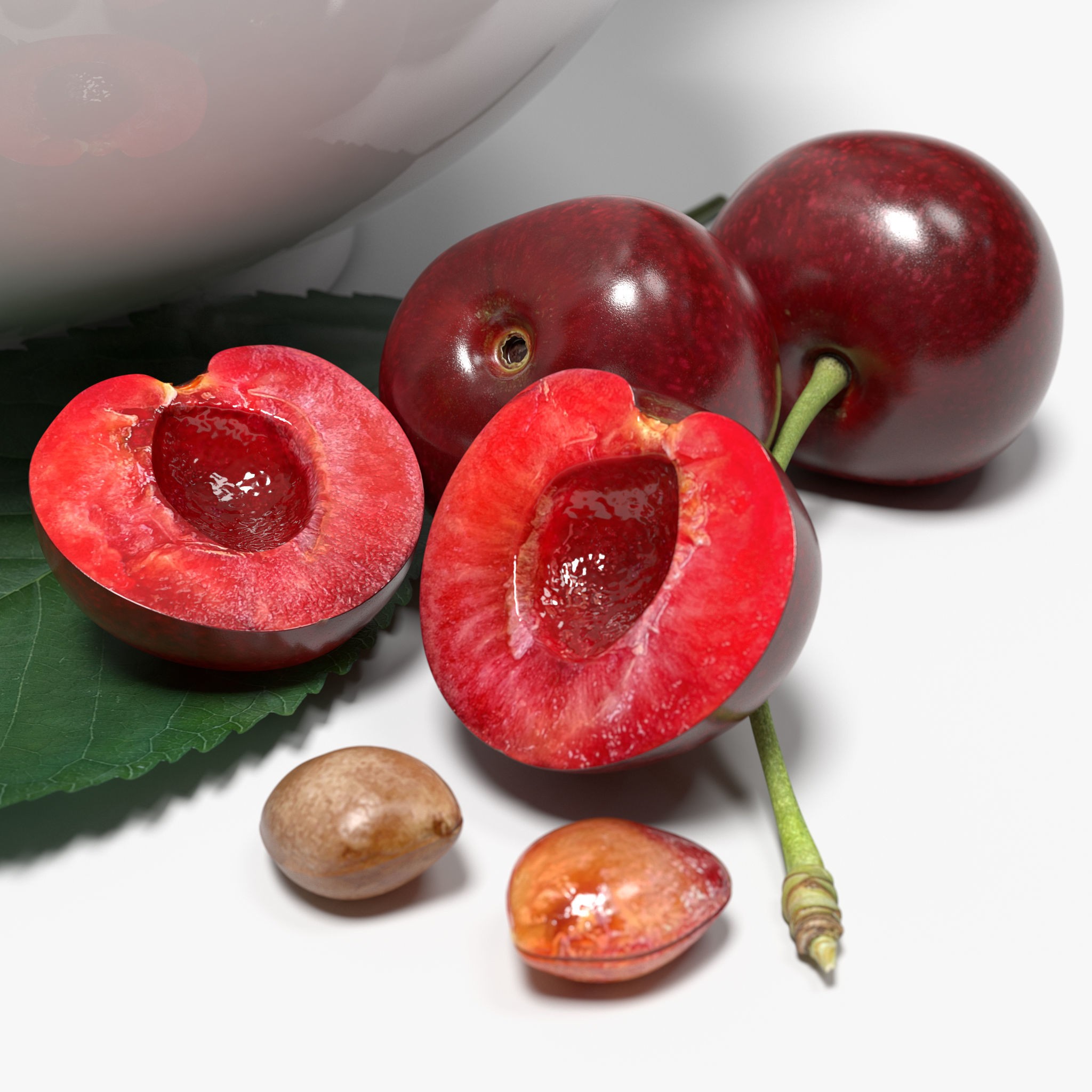 Cherries - Realistic 3D Model - View 4
