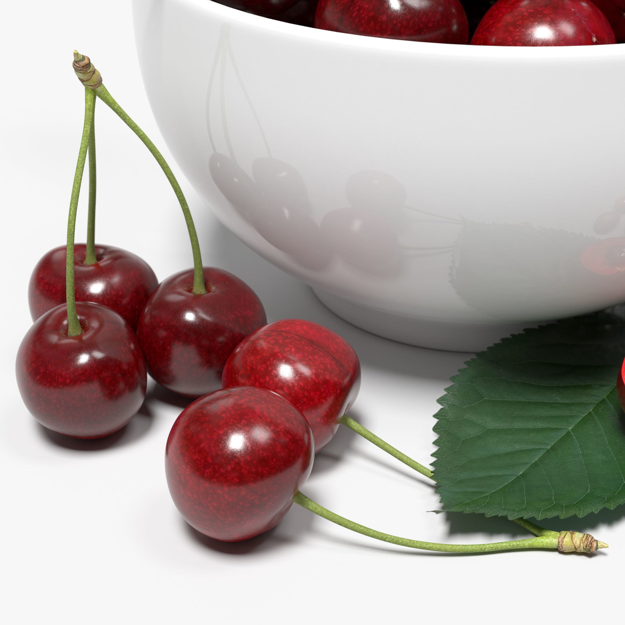 Cherries - Realistic 3D Model - View 5