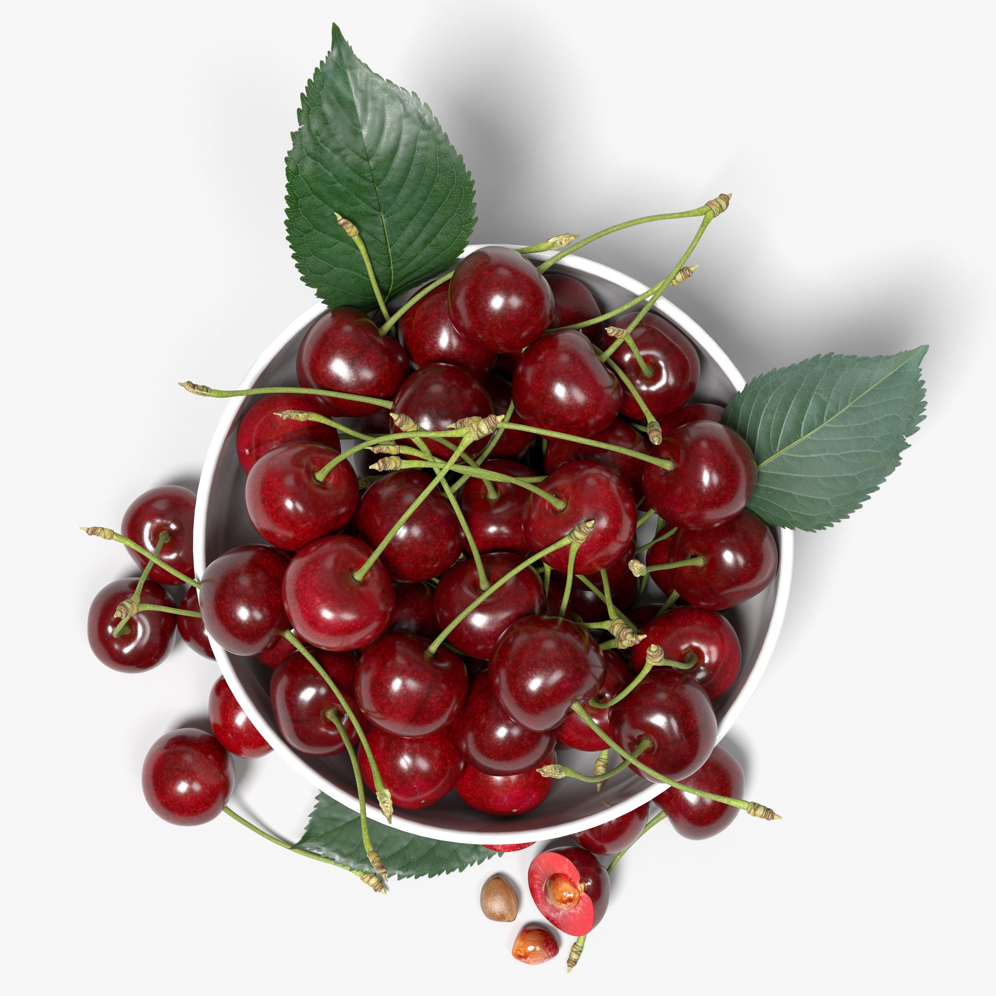 Cherries - Realistic 3D Model - View 7