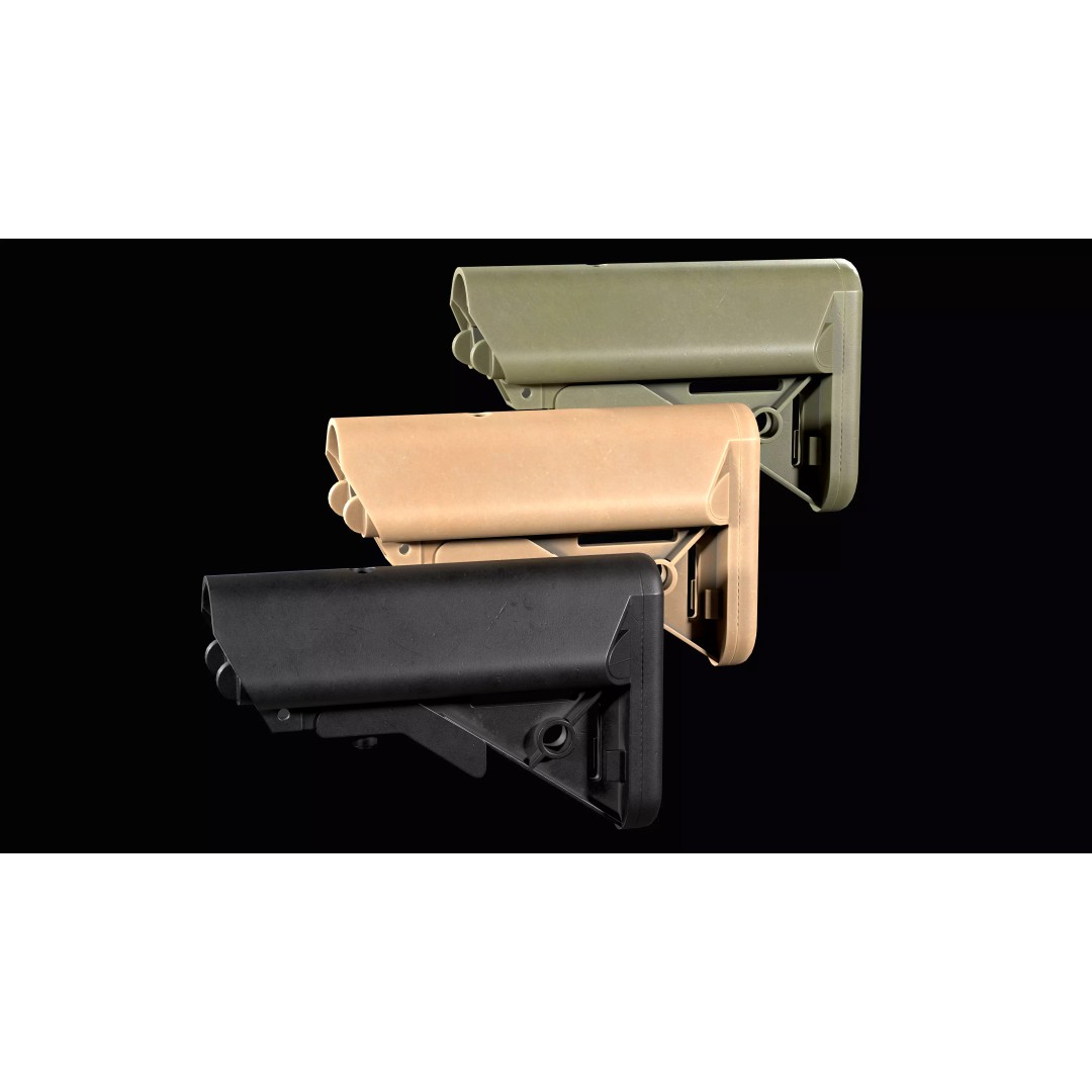 AR-15 AR-10 B5 Systems LMT Sopmod 3D Model – Low Poly Game Asset, FBX - View 2