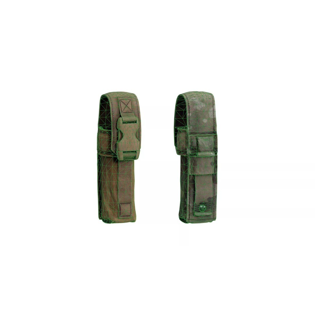 Blackhawk Strike Flash Bang Pouch 3D Model – Low Poly Game Asset, FBX - View 10