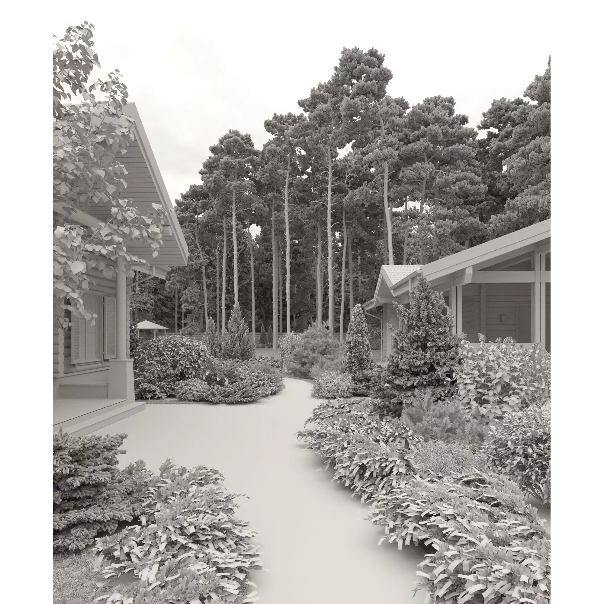 Plants Collection 1 - PBR Game-Ready 3D Model - View 5