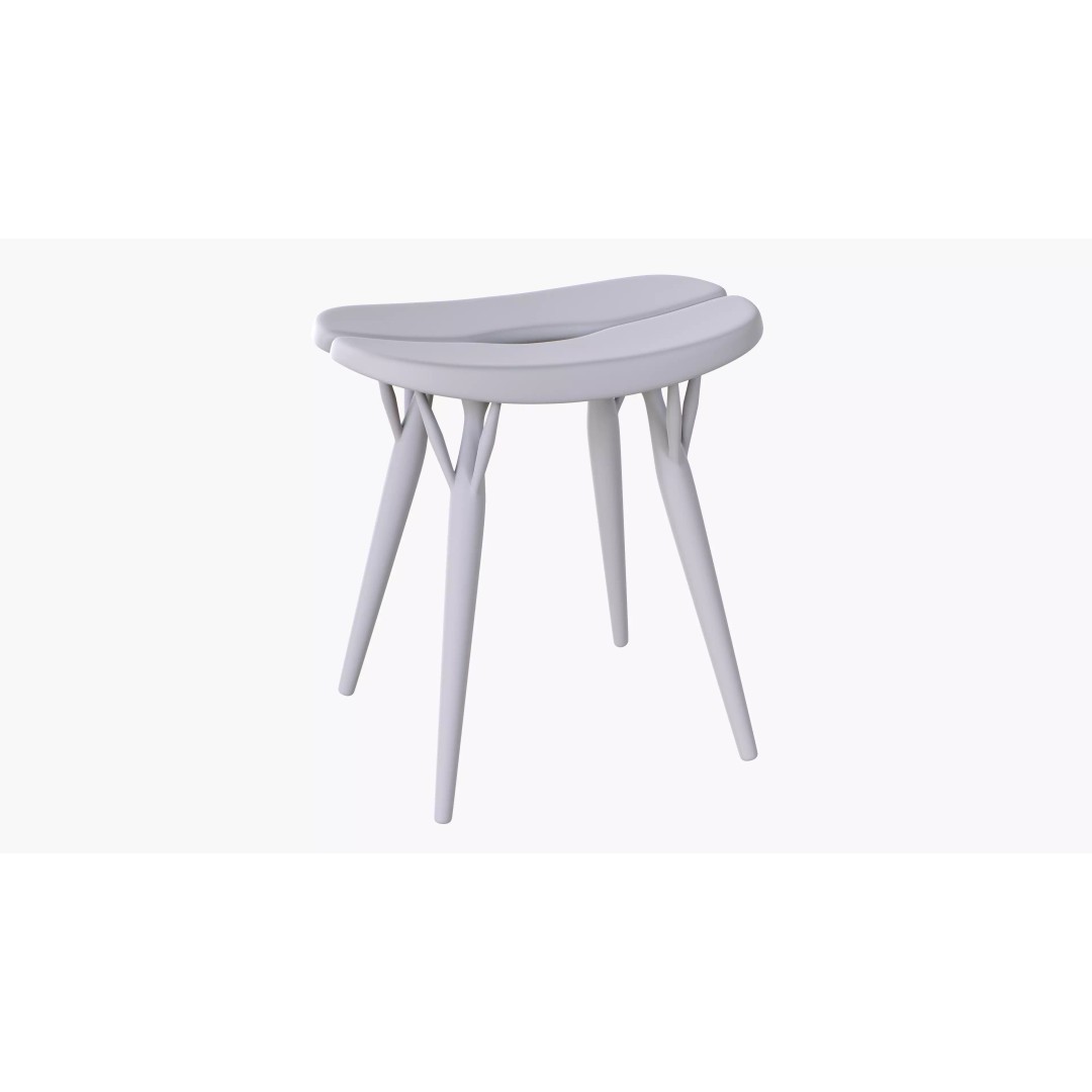 Artek Pirkka Stool 3D Model – Low Poly PBR Furniture Asset, FBX - View 11