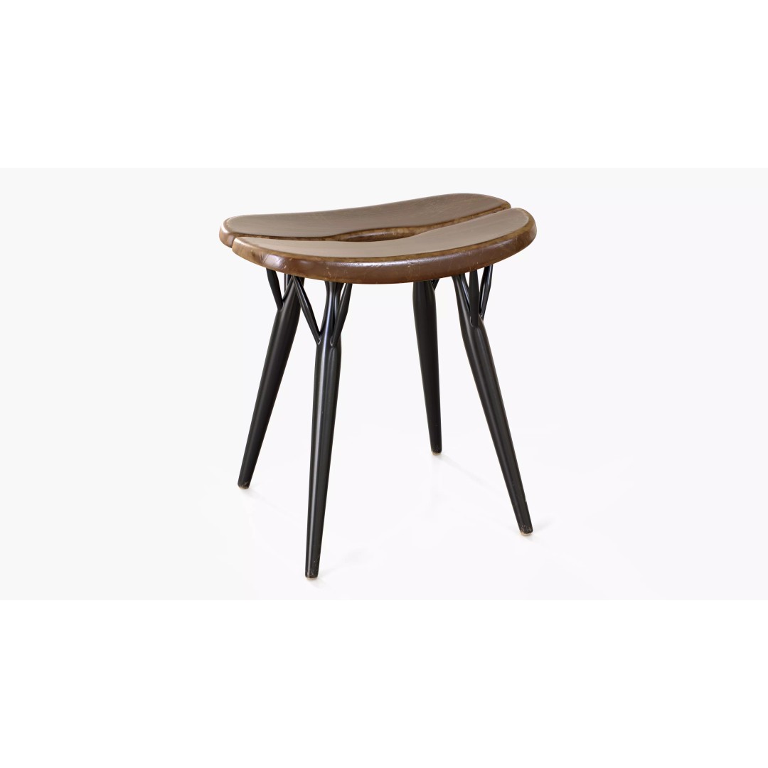 Artek Pirkka Stool 3D Model – Low Poly PBR Furniture Asset, FBX - View 2