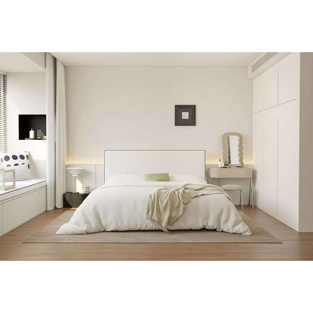 Comfortable Bedroom Interior Scene 3D Model – PBR Textures, Game Ready, FBX - View 2