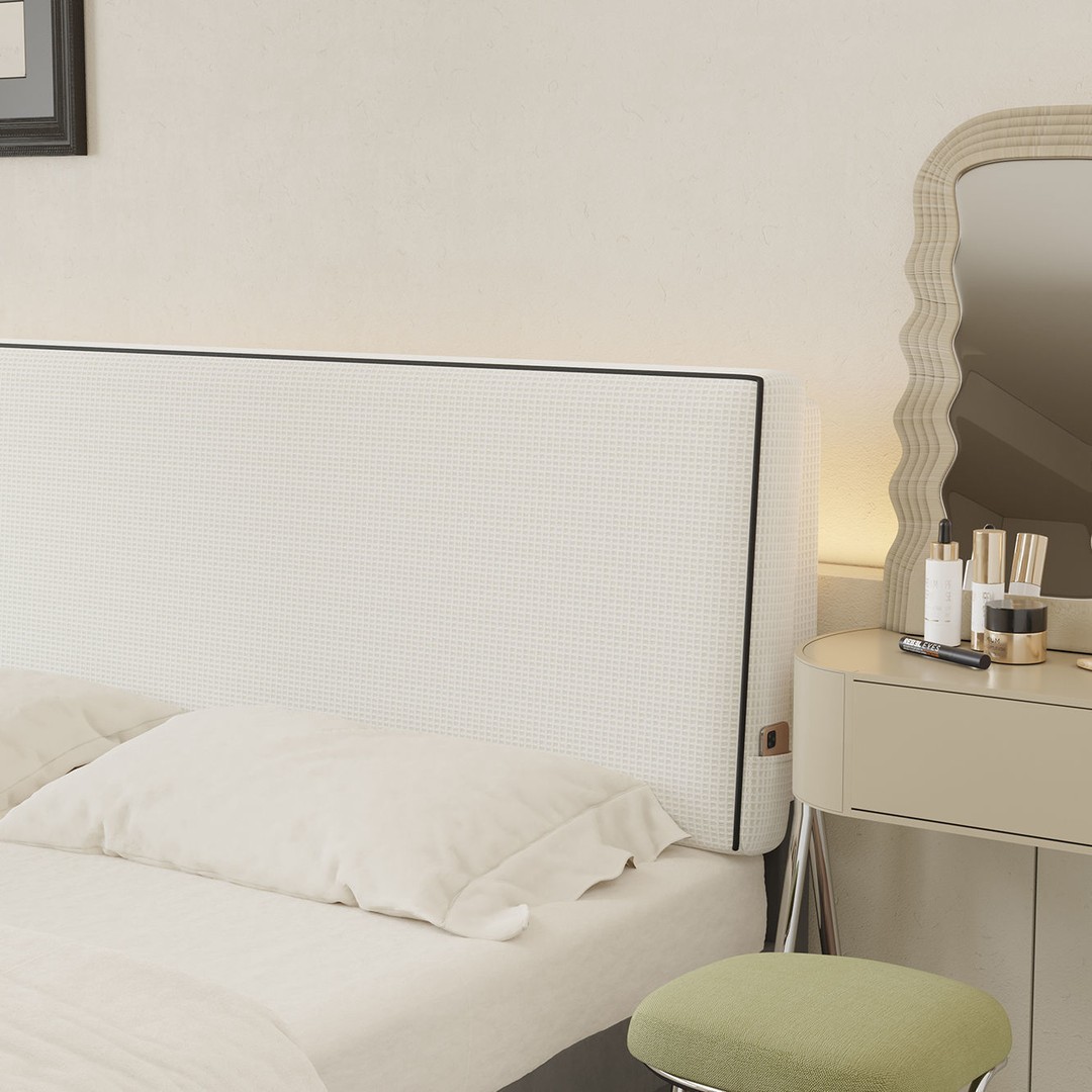 Comfortable Bedroom Interior Scene 3D Model – PBR Textures, Game Ready, FBX - View 4