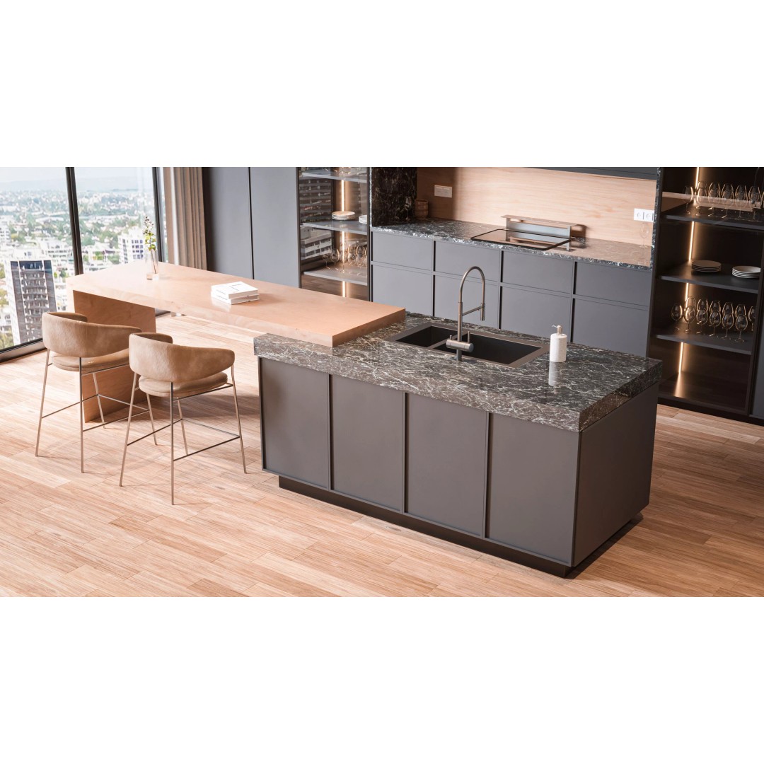 Modern Kitchen 3D Model – Stylish Interior Design with PBR Materials - View 4