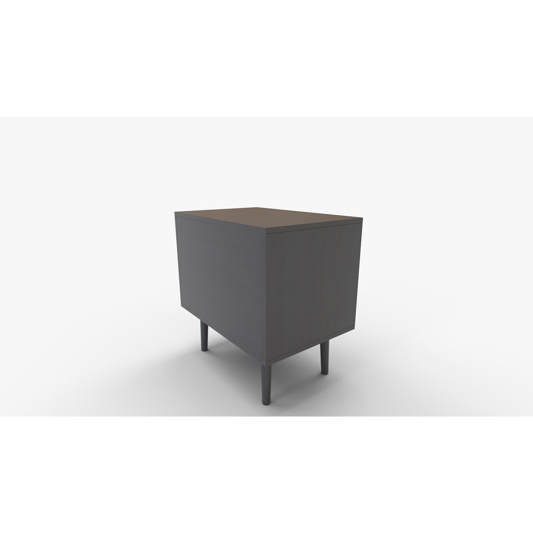 Lea Drawer Nightstand 3D Model – High-Quality Interior Furniture, FBX, OBJ - View 4