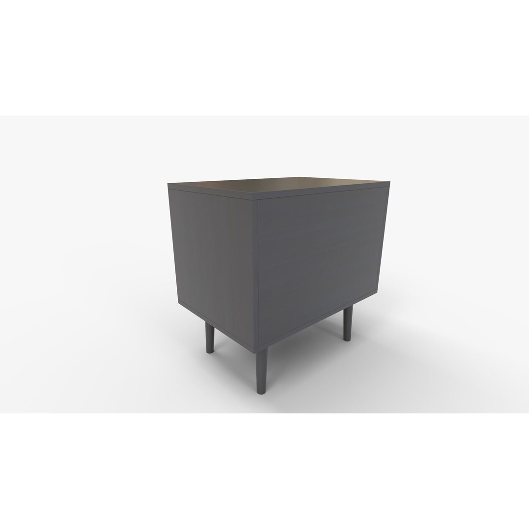 Lea Drawer Nightstand 3D Model – High-Quality Interior Furniture, FBX, OBJ - View 6