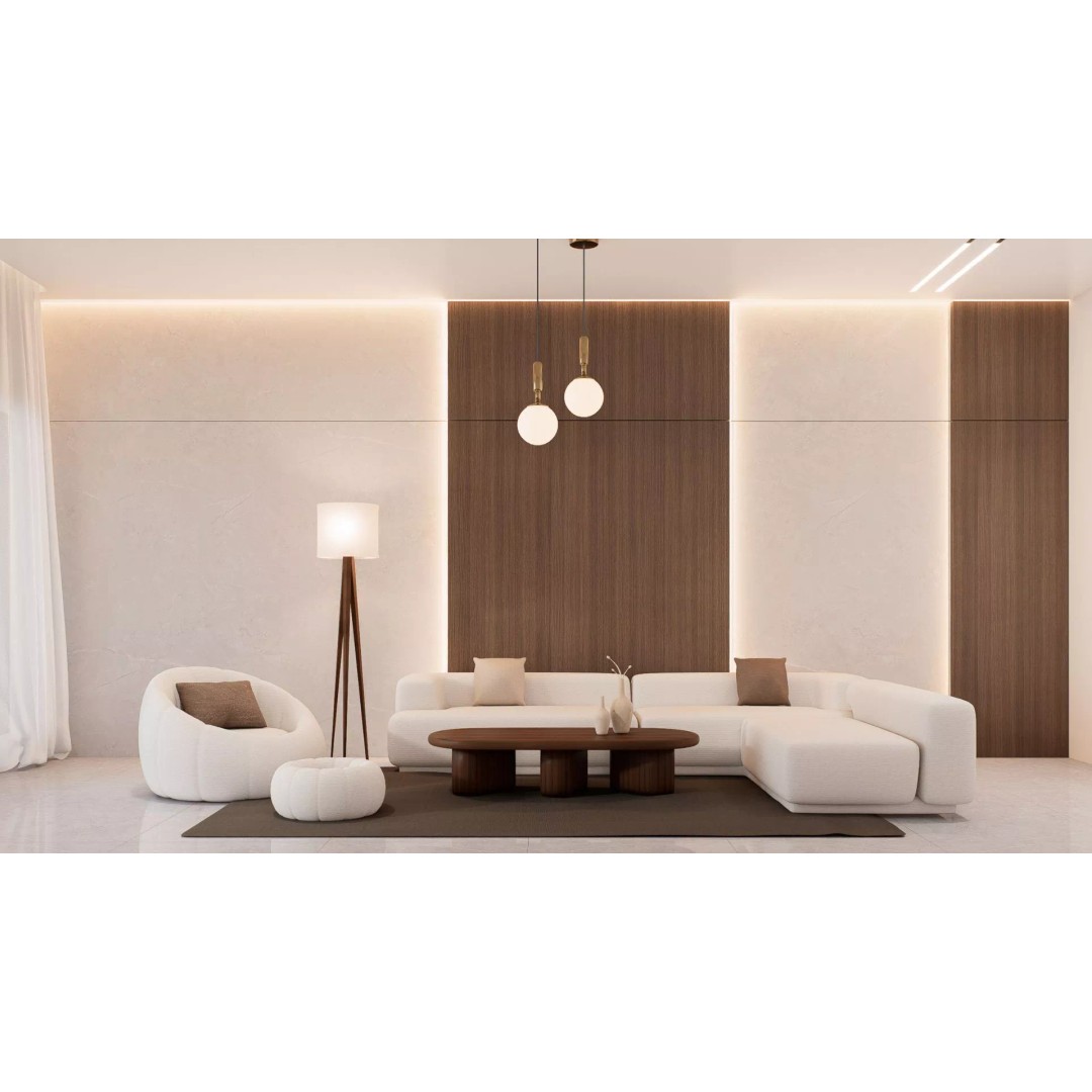 Modern Living Room 3D Model – Minimalist Interior Scene, Blender