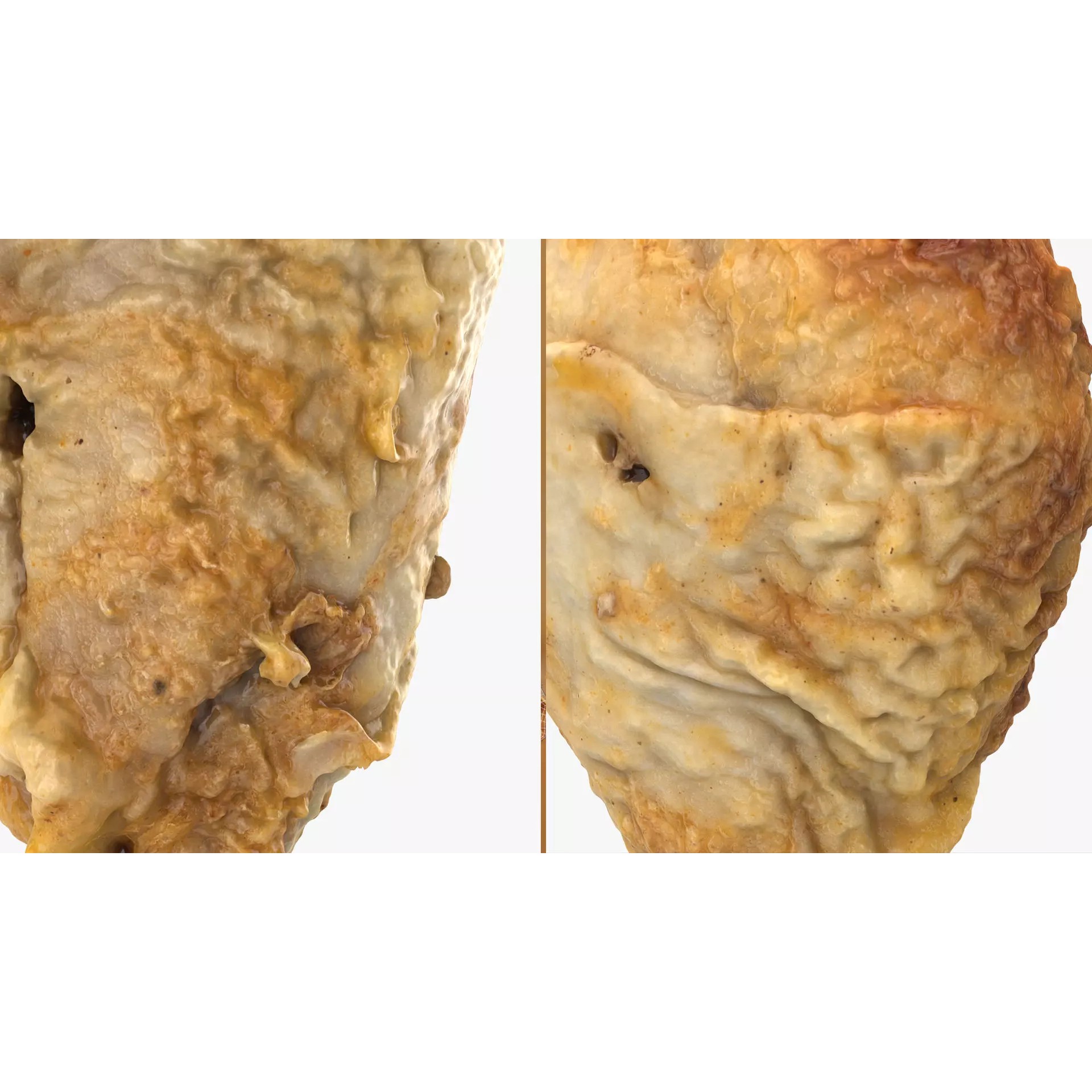 Chicken and Parts - Low-Poly Game-Ready 3D Model - View 15