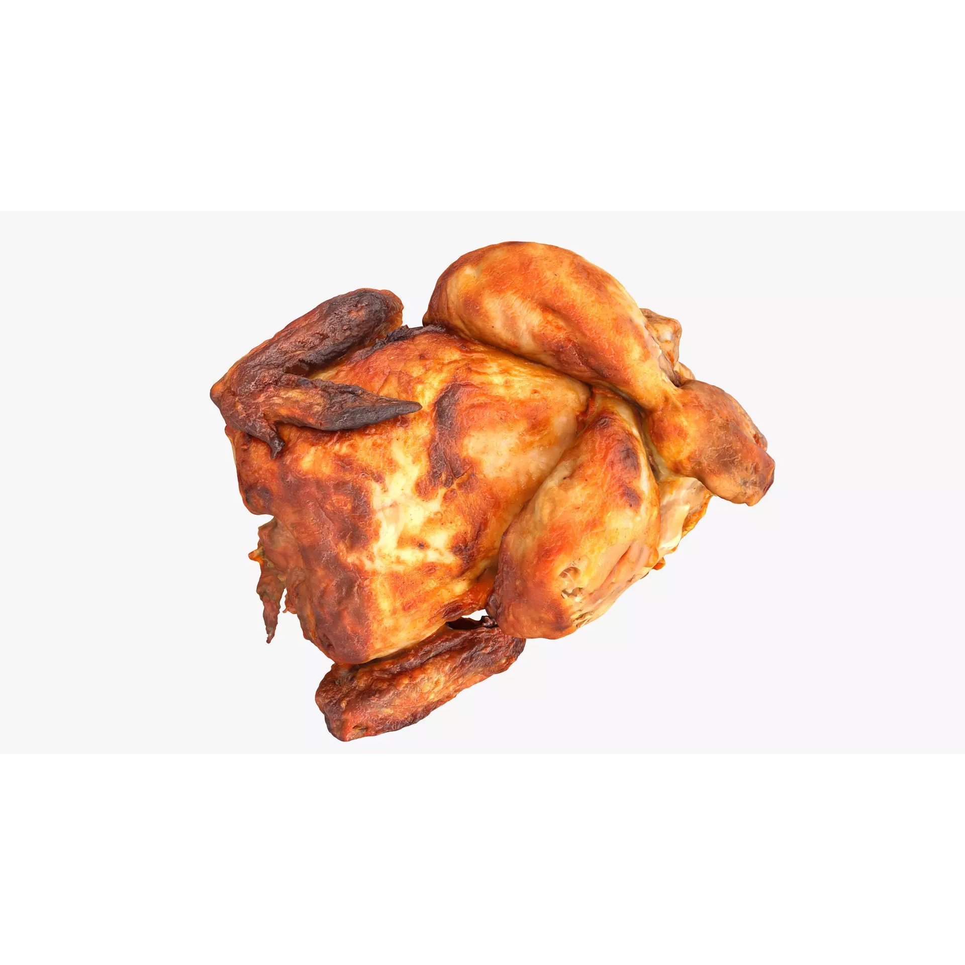 Chicken and Parts - Low-Poly Game-Ready 3D Model - View 7