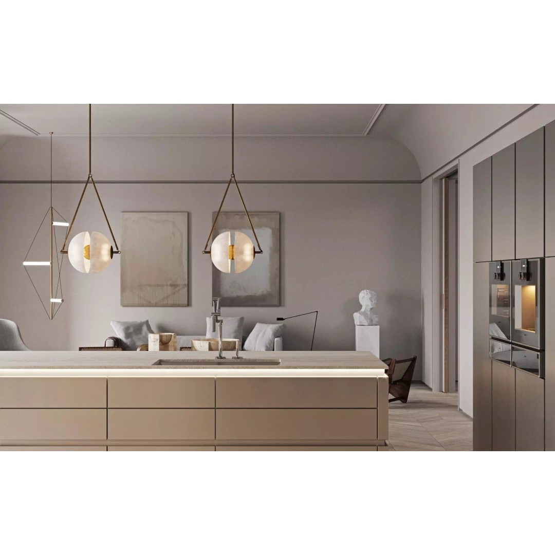 Minimalist Living Room 3D Model – High Poly Interior Scene, FBX, OBJ - View 10