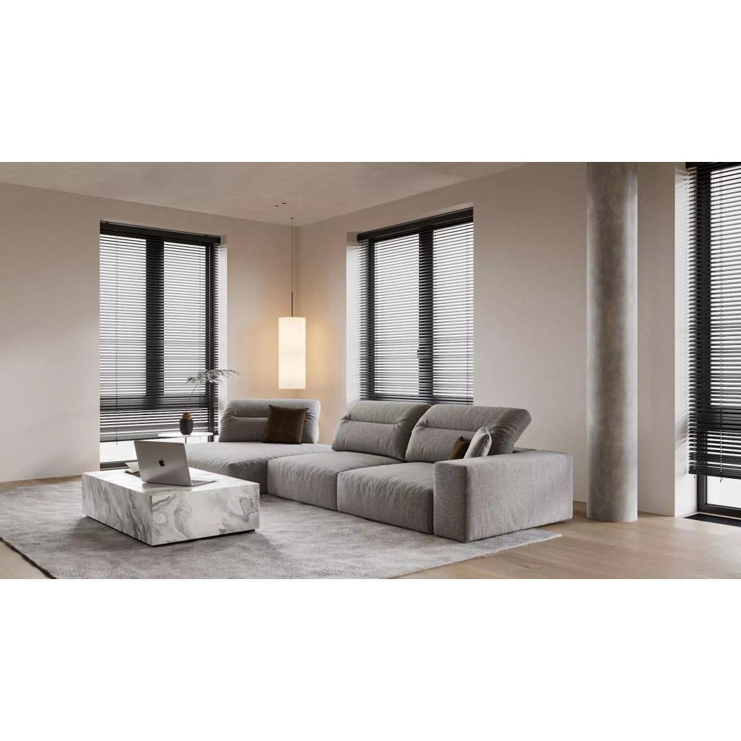 Modernist Living Room 3D Model – PBR Interior for Archviz, Blender, FBX - View 2