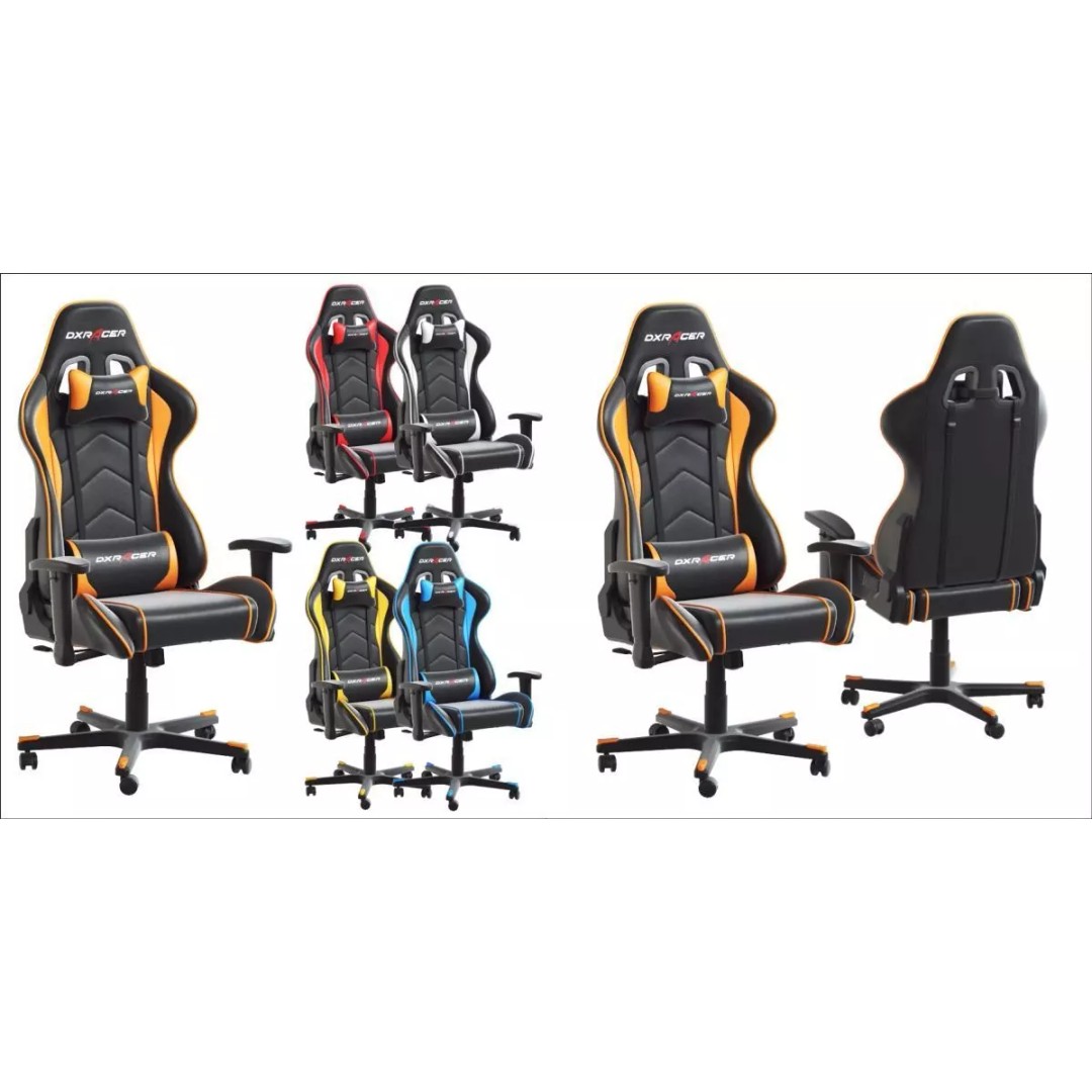 DXRacer Formula Series Gaming Chair 3D Model – PBR Game Asset, FBX - View 2