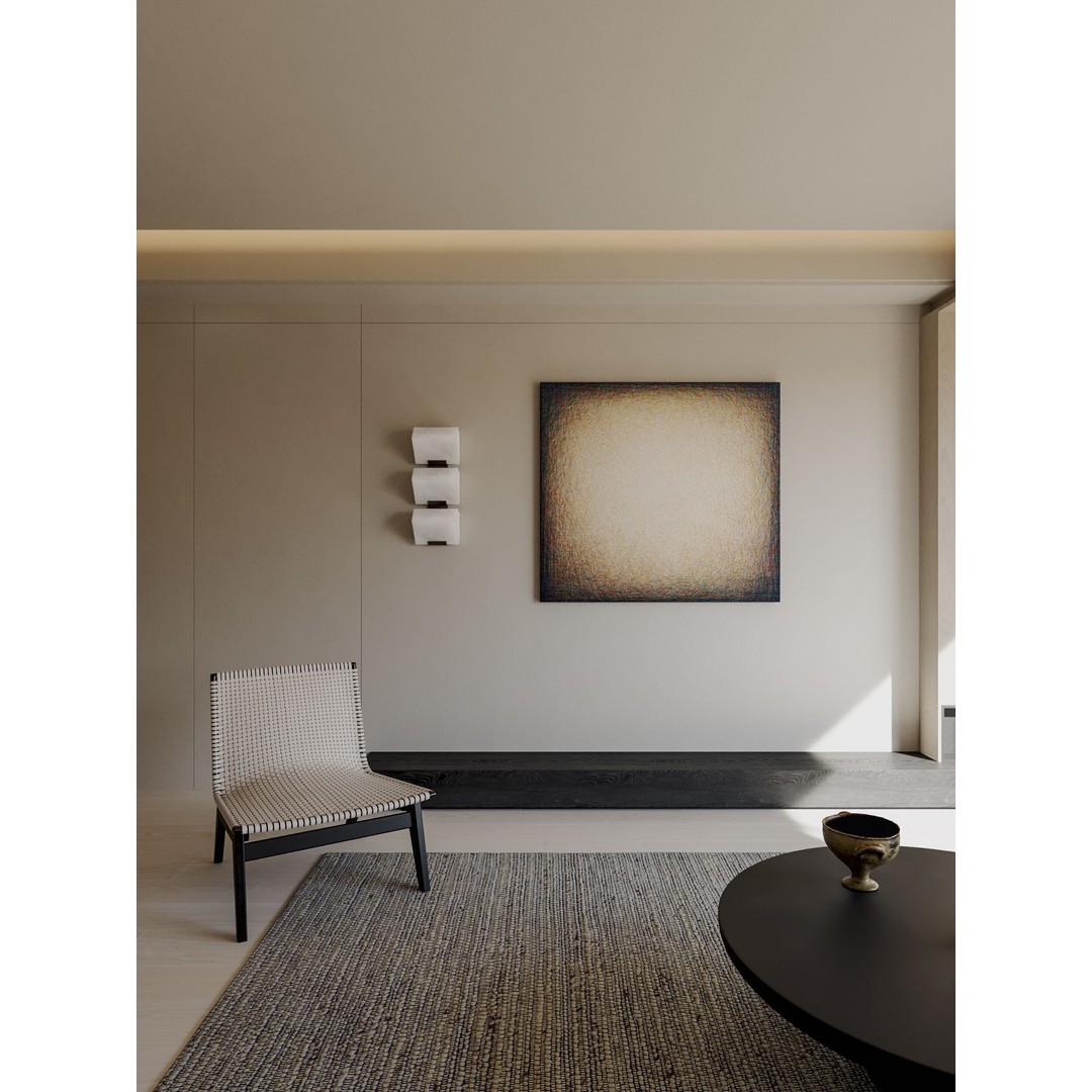 Wabi-Sabi Living and Dining Room 3D Model – Textured Interior, Corona Renderer - View 5