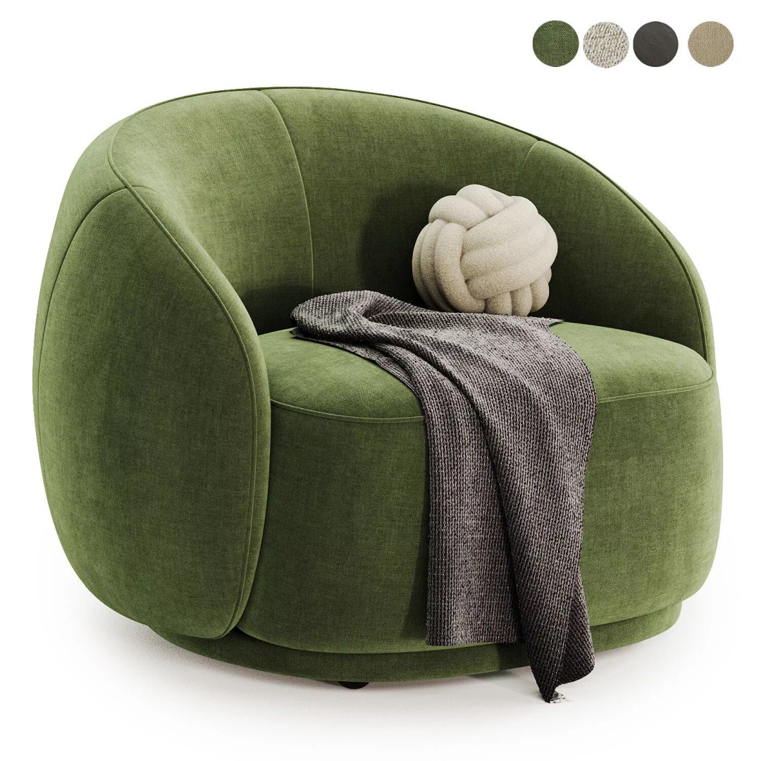 Interior Styling Pack 3D Model – Modern Furniture Collection, FBX - View 17