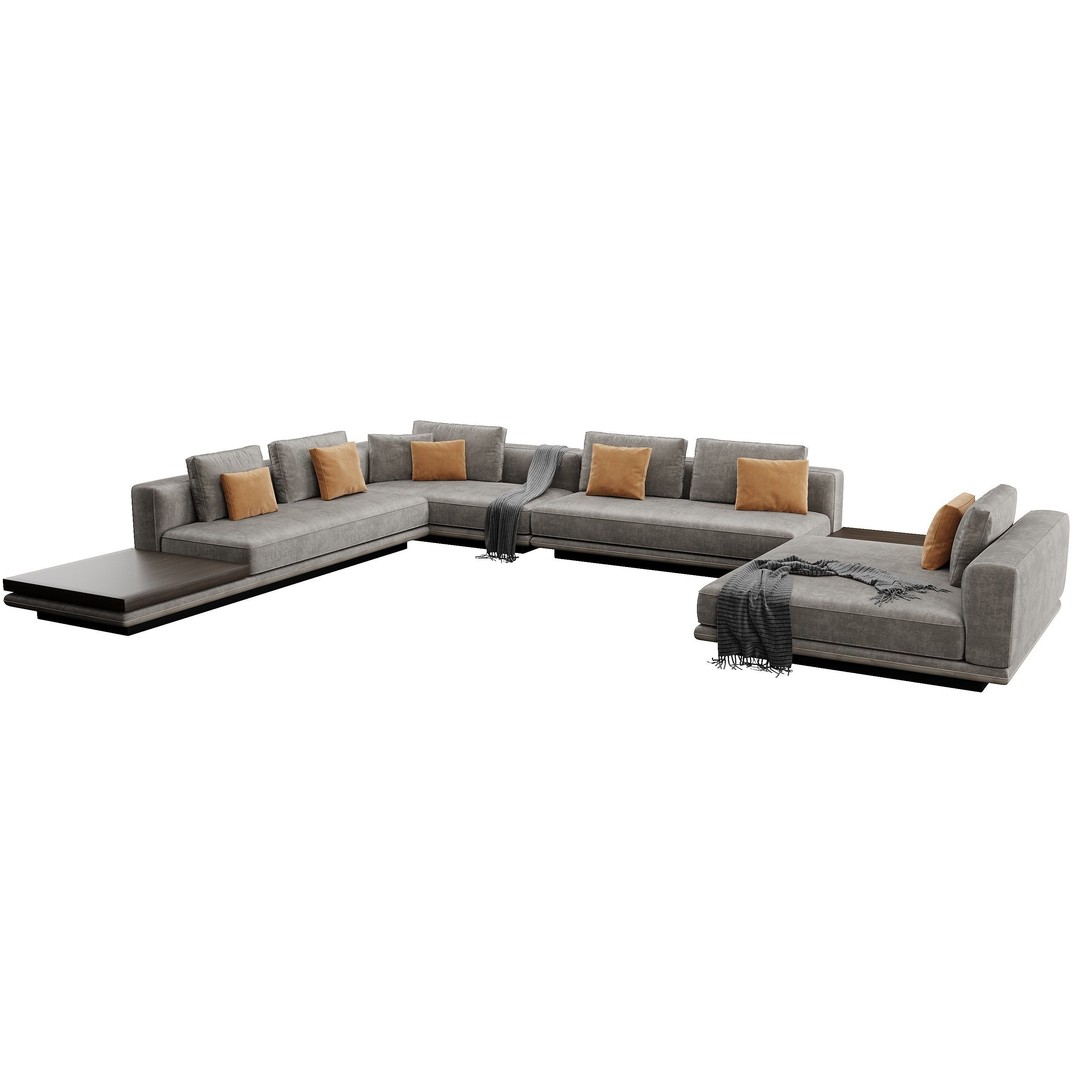 Horizonte Sofa 3D Model – Modern Furniture Asset, FBX, OBJ - View 27