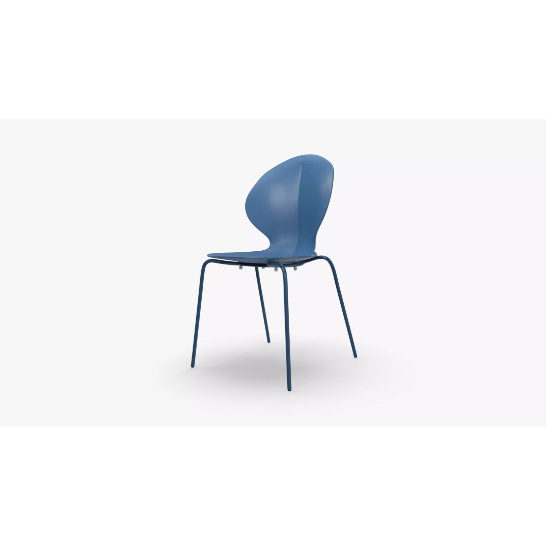 Chair Basil Wire 3D Model – Low Poly PBR Furniture Asset, FBX - View 3